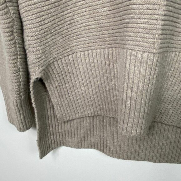 Nordstrom Sweet Romeo Cool Girl Tunic Sweater Ribbed Knit Beige Tan Size small S - Picture 7 of 12
